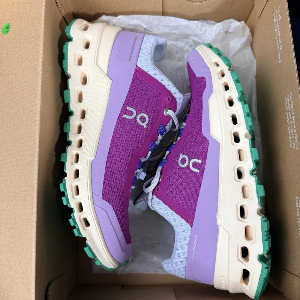 On Cloud Womens Cloud Ultra size 5 Rhubarb Ray Pink Purple Athleisure 44.98321